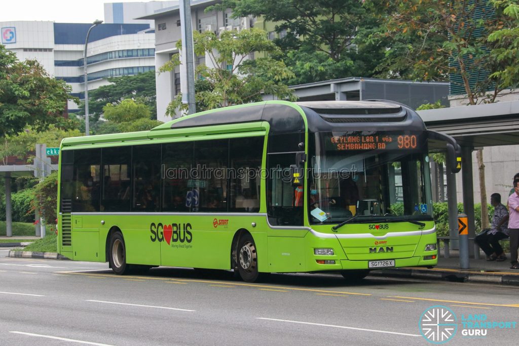 Bus 980 - SMRT Buses MAN A22 (SG1726X)