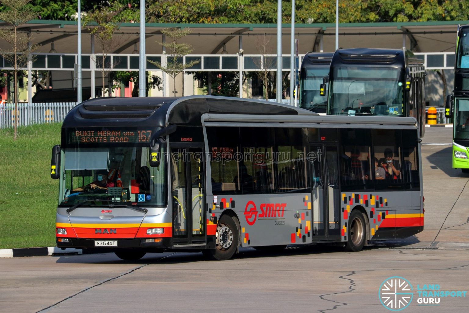 Bus 167 – SMRT Buses MAN A22 (SG1744T) | Land Transport Guru