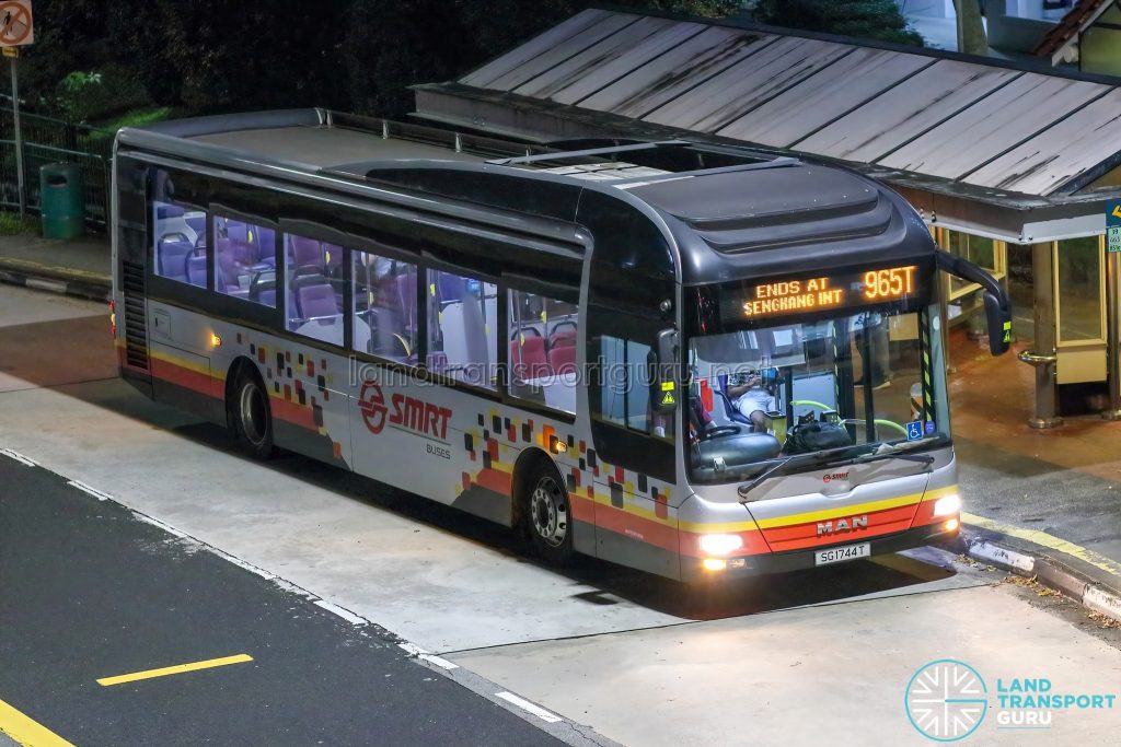 Bus 965T - SMRT Buses MAN A22 (SG1744T)