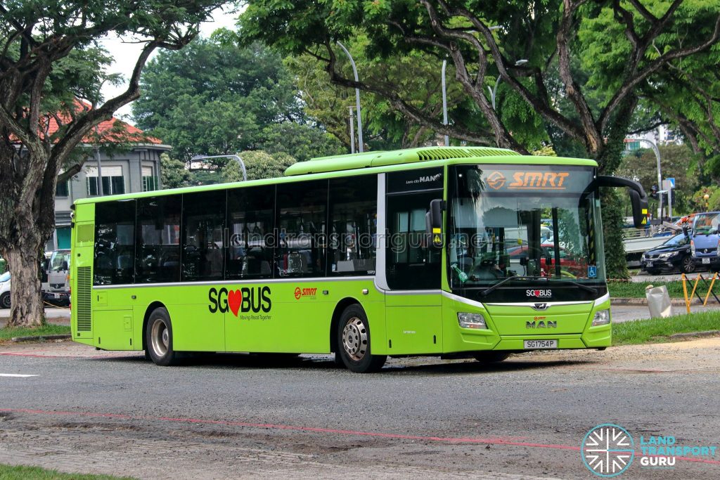 SMRT Logo – SMRT Buses MAN A22 Euro 6 (SG1754P) | Land Transport Guru