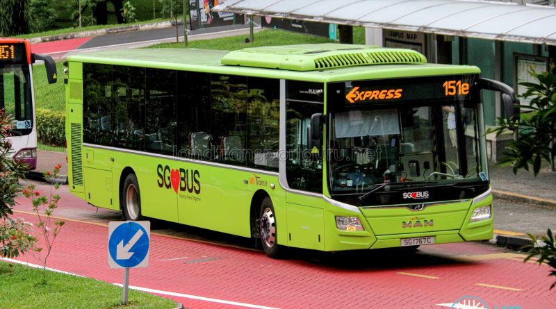 Express 151e - SBS Transit MAN A22 Euro 6 (SG1767C)