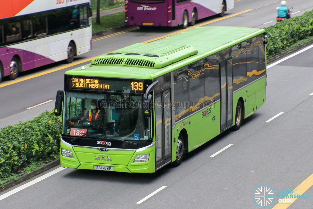 Bus 139 - SBS Transit MAN A22 (SG1789P)