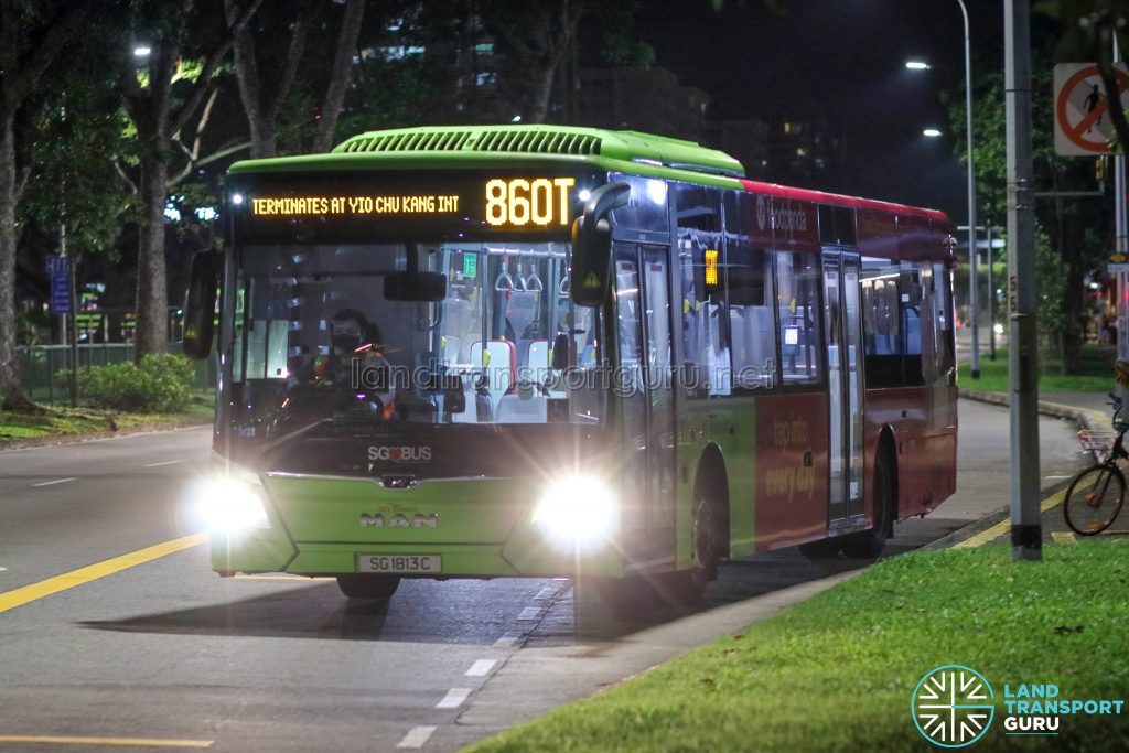 Bus 860T - SBS Transit MAN A22 Euro 6 (SG1813C)