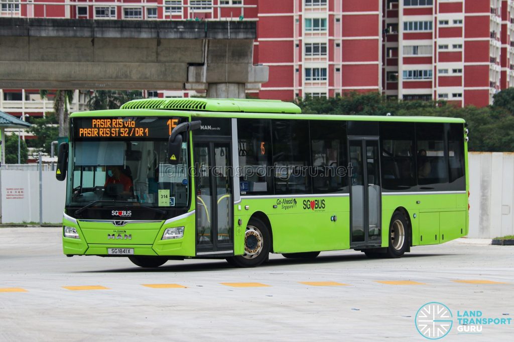 Bus 15 - Go-Ahead Singapore MAN A22 Euro 6 (SG1841X)