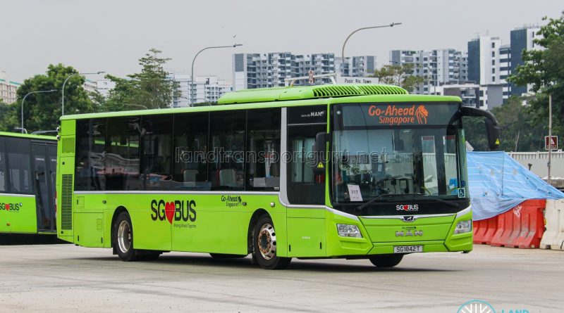 Go-Ahead Singapore Logo - Go-Ahead Singapore MAN A22 Euro 6 (SG1842T)