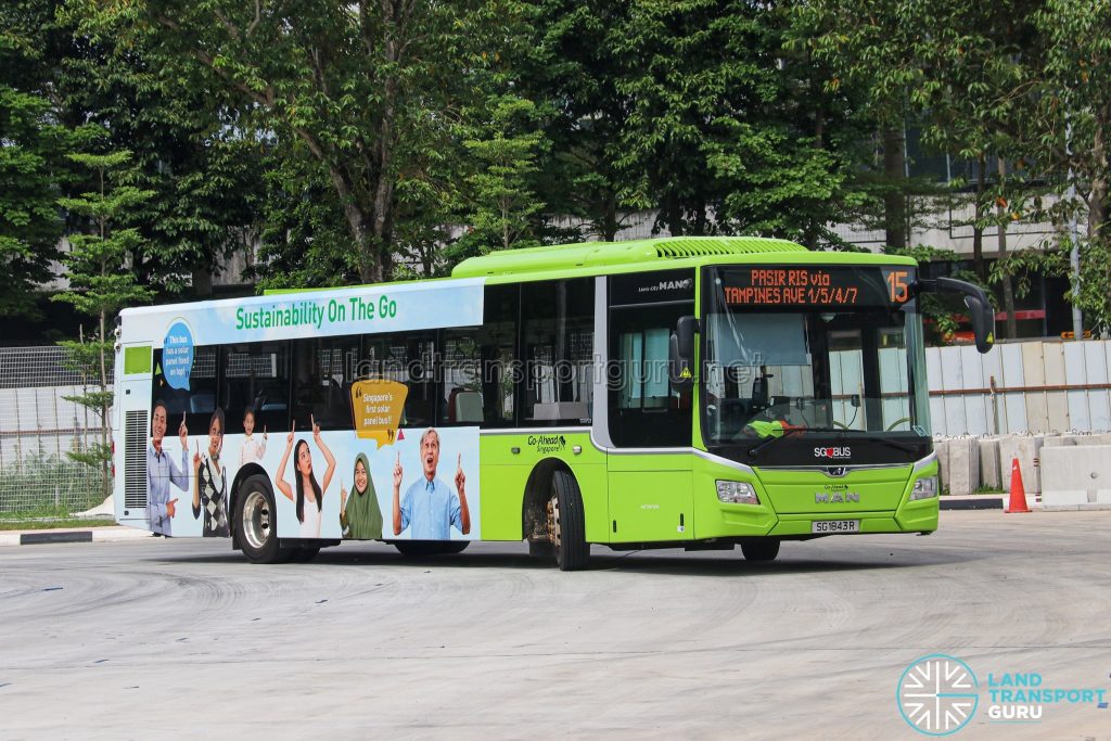 Bus 15 - Go-Ahead Singapore MAN A22 Euro 6 (SG1843R)