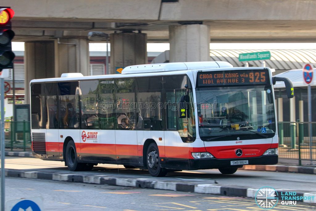 Bus 925 - SMRT Buses Mercedes-Benz Citaro (SMB186H)