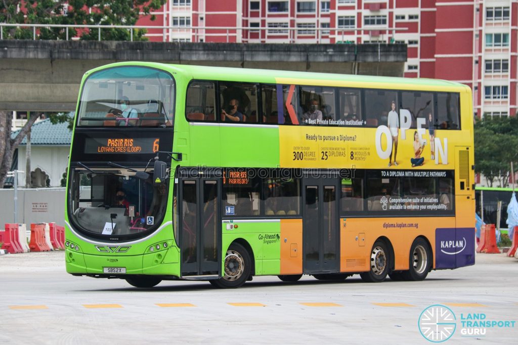Bus 6 - Go-Ahead Singapore Volvo B9TL Wright (SBS2X)