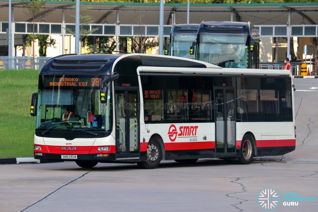 Bus 981 - SMRT Buses MAN A22 (SMB230M)