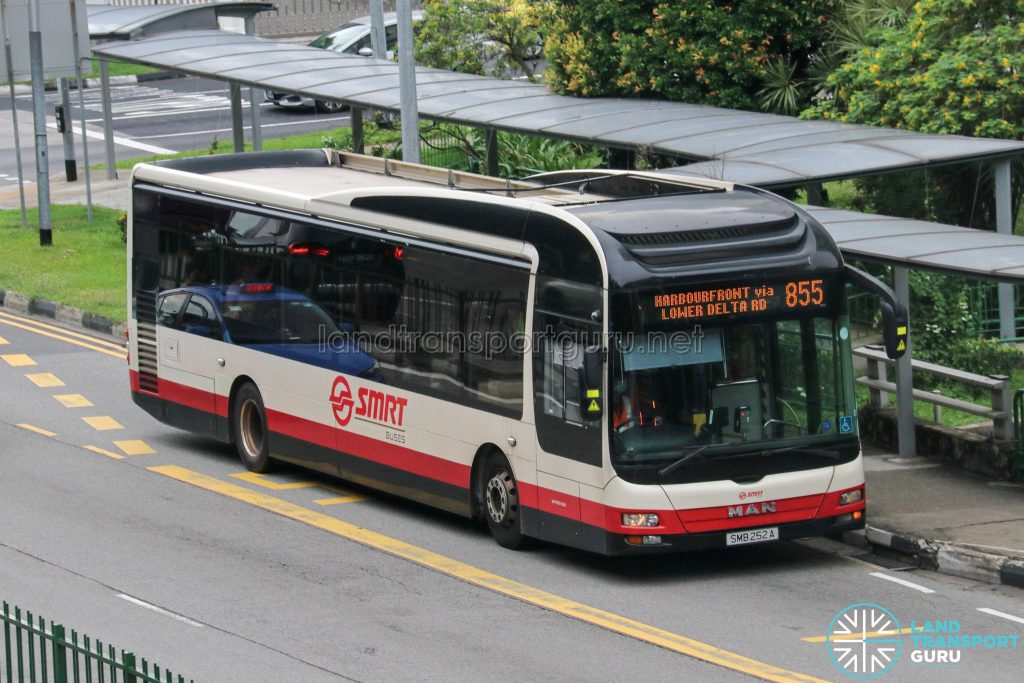 Bus 855 - SMRT Buses MAN A22 (SMB252A)