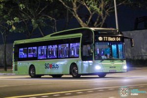 Employee Bus TT Black 04 - Tower Transit MAN A22 (SMB3008U)