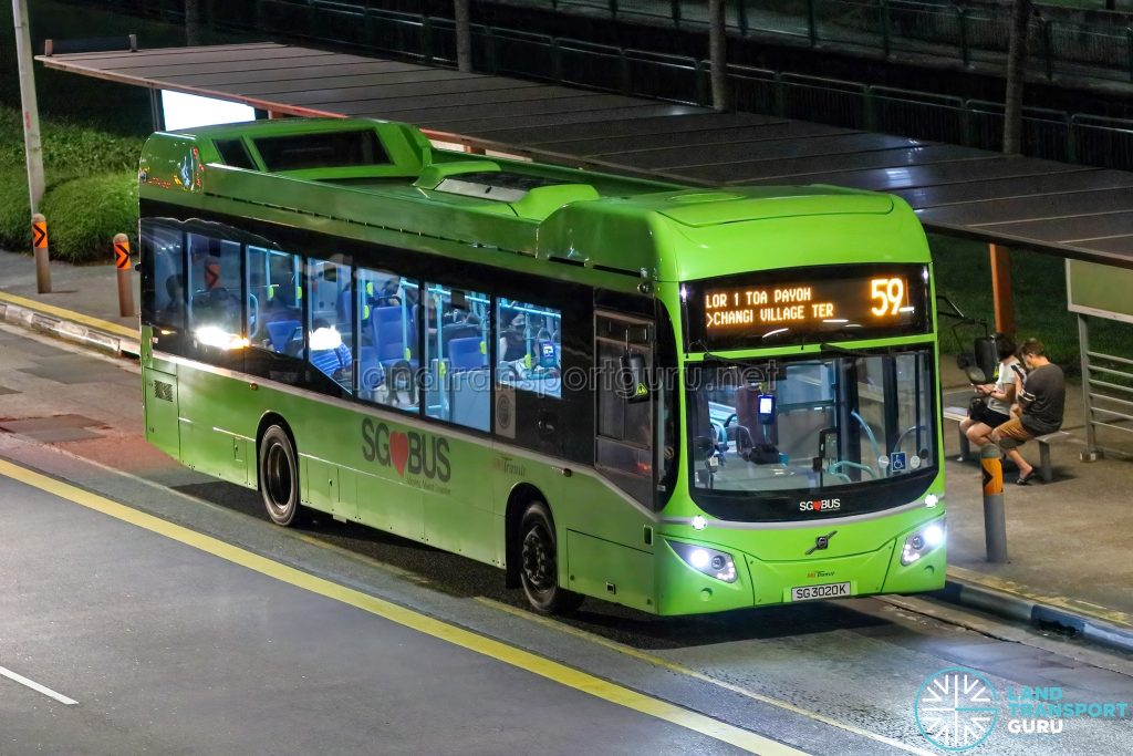 Bus 59 - SBS Transit Volvo B5LH (SG3020K)