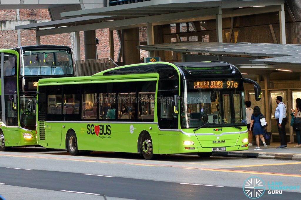 Express 97e - Tower Transit MAN A22 (SMB3021E)