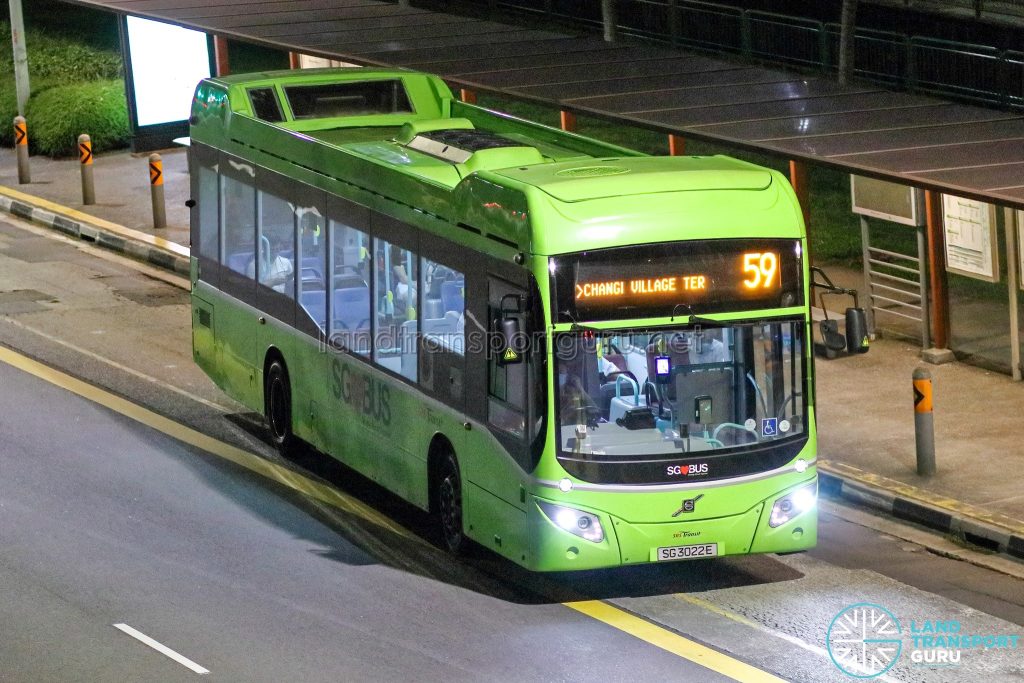 Bus 59 - SBS Transit Volvo B5LH (SG3022E)