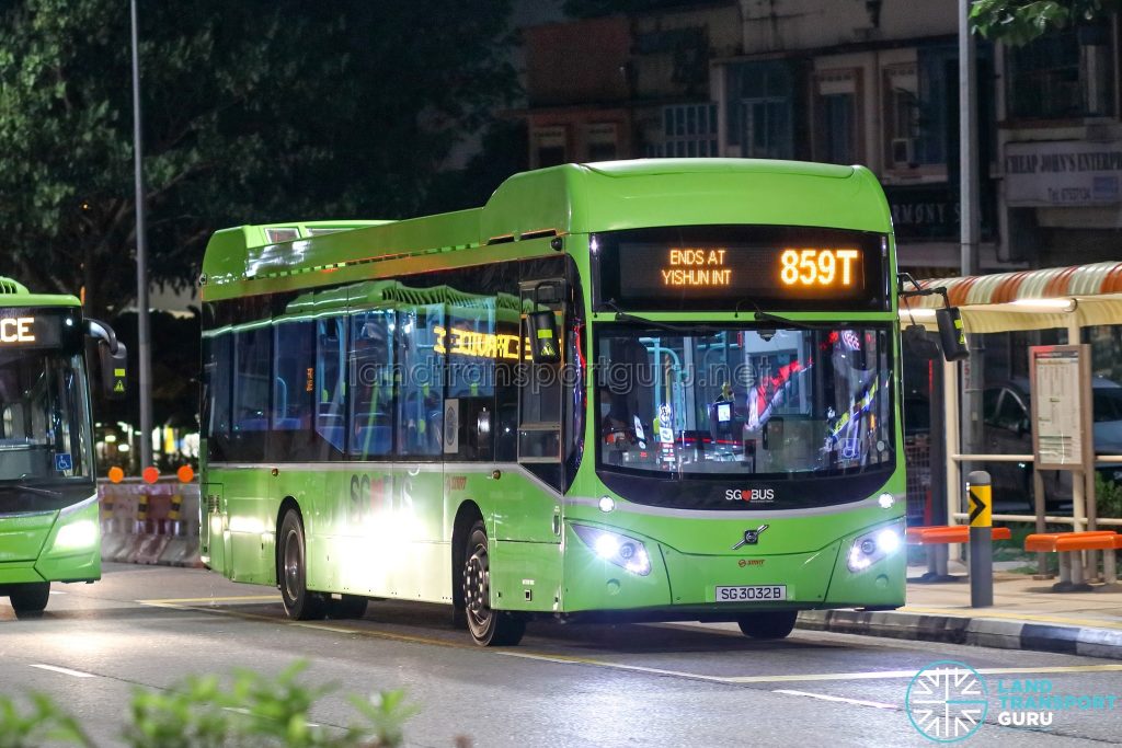 Bus 859T - SMRT Buses Volvo B5LH (SG3032B)