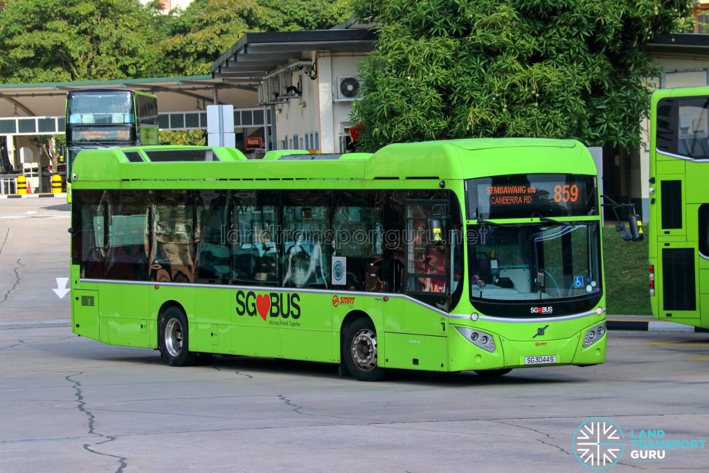 Bus 859 - SMRT Buses Volvo B5LH (SG3044S)