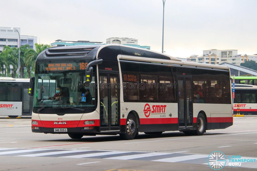 Bus 169 - SMRT Buses MAN A22 (SMB305G)