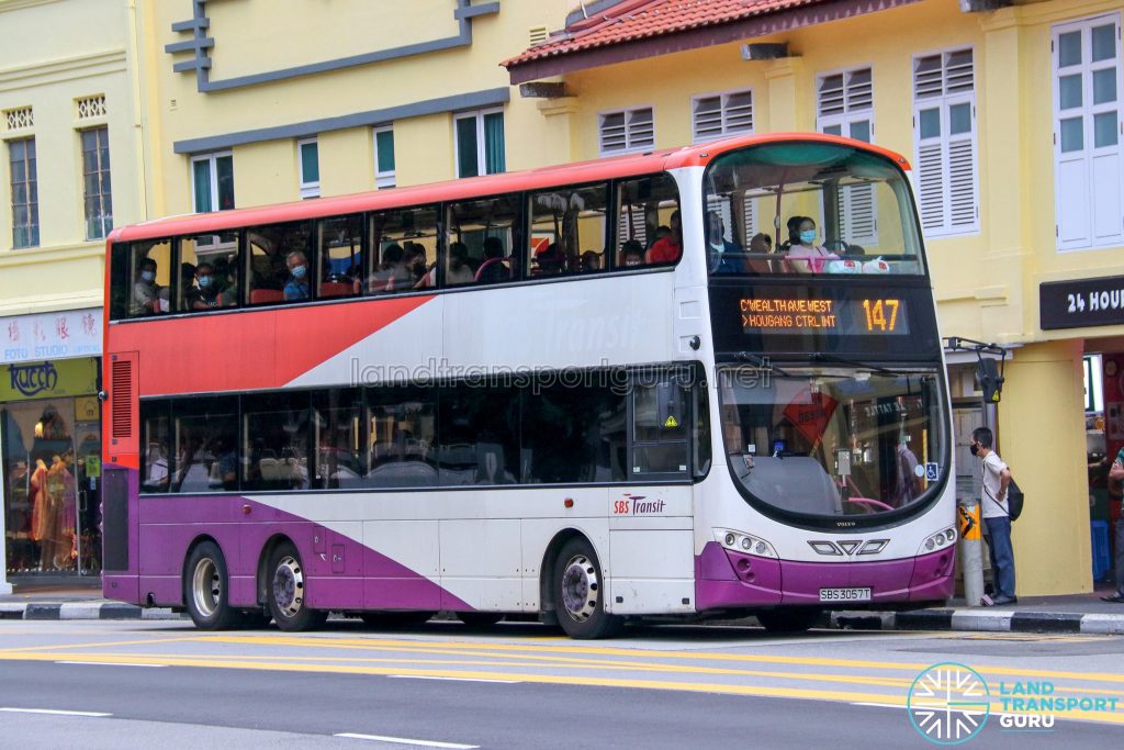 Bus 147 - SBS Transit Volvo B9TL Wright (SBS3057T)