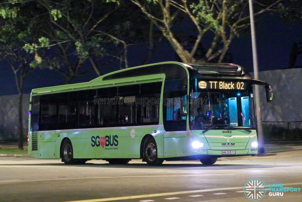 Employee Bus TT Black 02 - Tower Transit MAN A22 (SMB3057C)