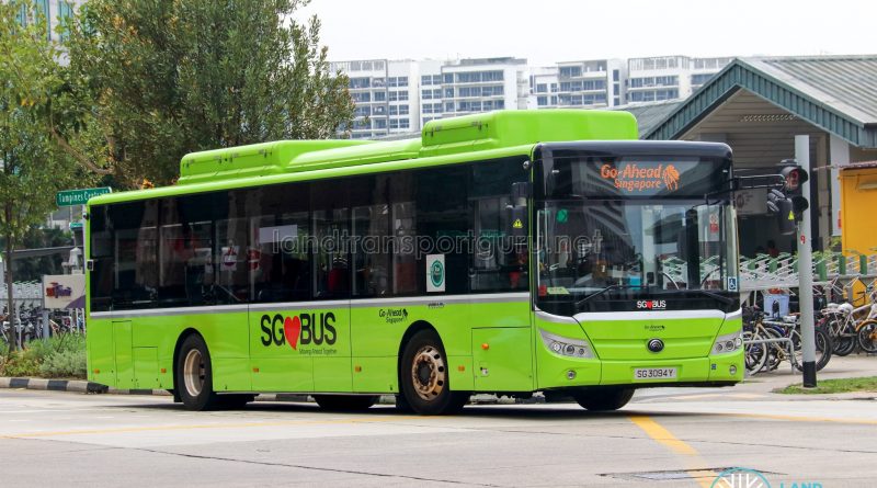 Go-Ahead Singapore Logo - Go-Ahead Singapore Yutong E12 (SG3094Y)