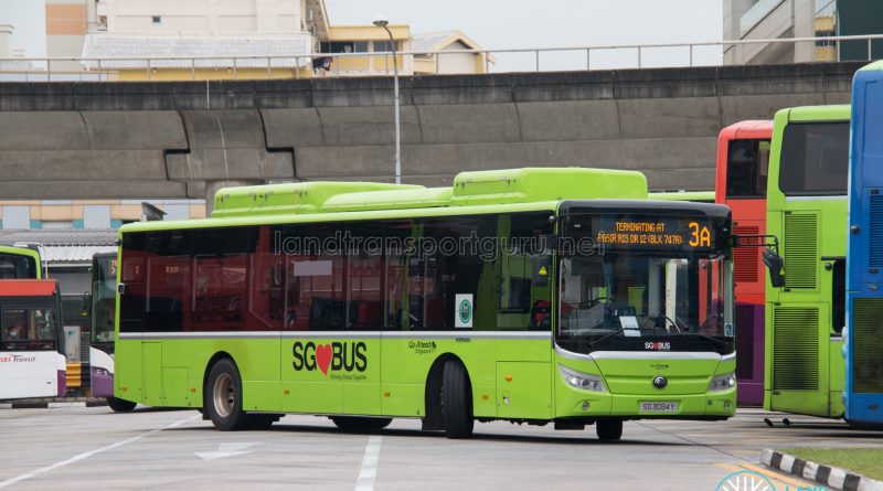 Bus 3A - Go-Ahead Yutong E12 (SG3094Y)