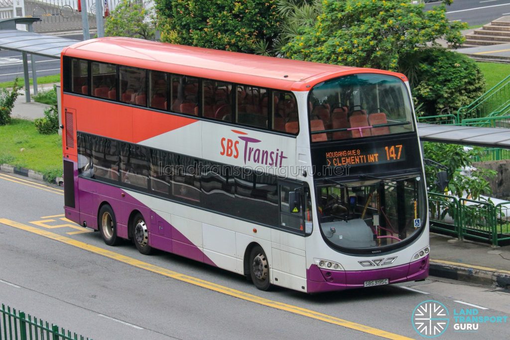 Bus 147 - SBS Transit Volvo B9TL Wright (SBS3195C)