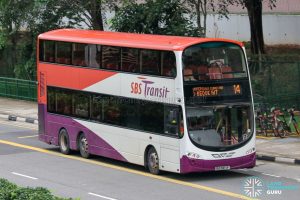 Bus 14 - SBS Transit Volvo B9TL Wright (SBS3211P)