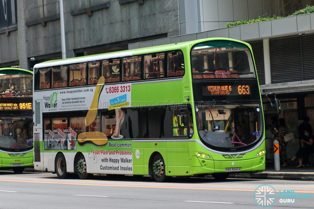 City Direct 663 - Tower Transit Volvo B9TL Wright (SBS3340A)