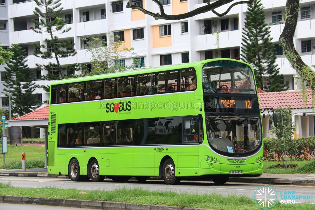 Bus 12 - Go-Ahead Singapore Volvo B9TL Wright (SBS3450R)