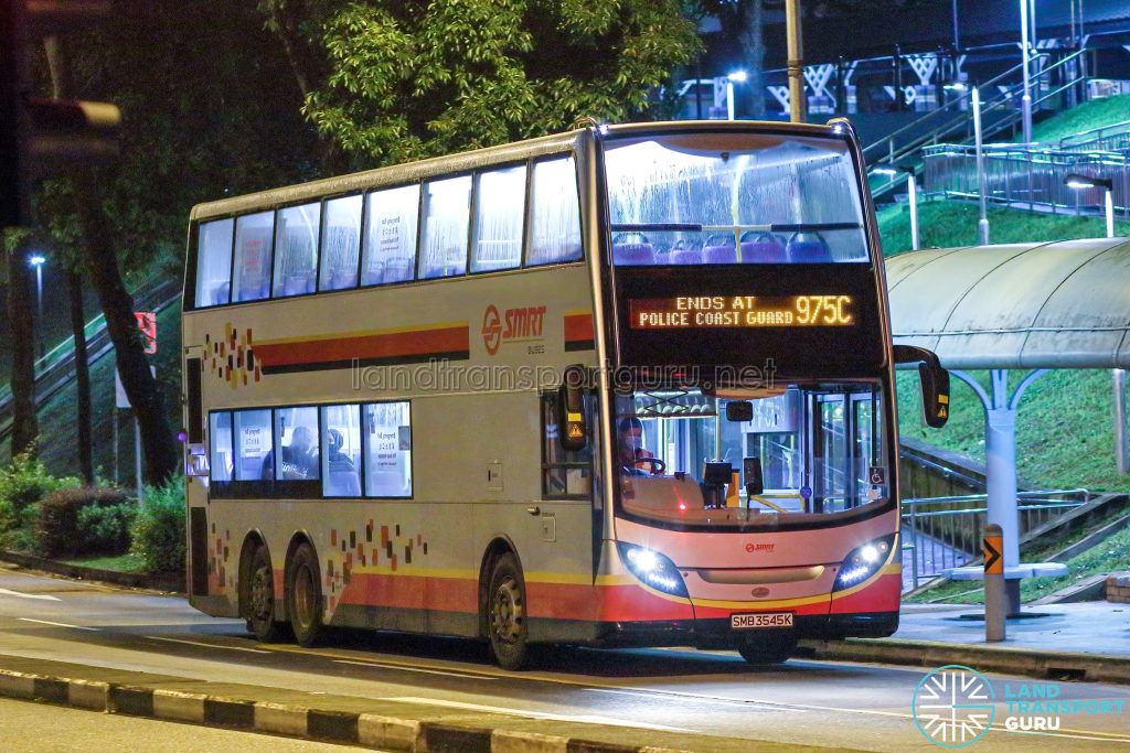 Bus 975C - SMRT Buses Alexander Dennis Enviro500 (SMB3545K)