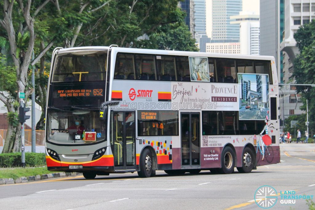 City Direct 652 - SMRT Buses Alexander Dennis Enviro500 (SMB3586S)