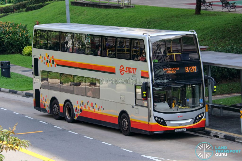 Bus 972M - SMRT Buses Alexander Dennis Enviro500 (SMB3597K)