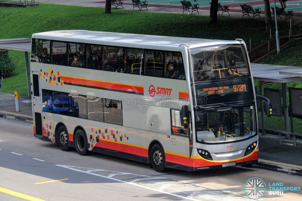Bus 972M - SMRT Buses Alexander Dennis Enviro500 (SMB3599E)