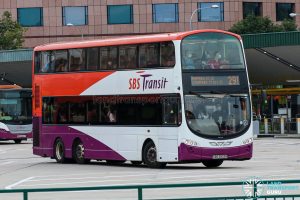Bus 291 - SBS Transit Volvo B9TL Wright (SBS3903B)