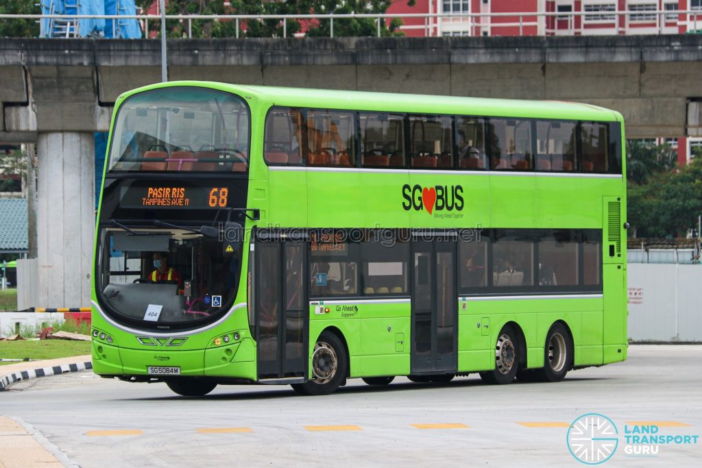 Bus 68 - Go-Ahead Singapore Volvo B9TL Wright (SG5084M)