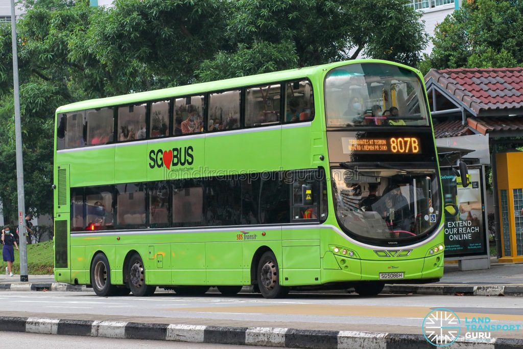 Bus 807B - SBS Transit Volvo B9TL Wright (SG5086H)