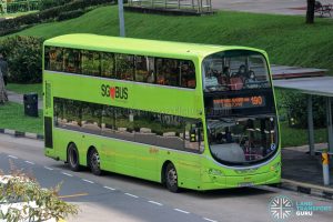 Bus 190 - SMRT Buses Volvo B9TL Wright (SG5171U)