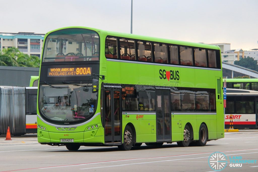 Bus 900A - SMRT Buses Volvo B9TL Wright (SG5421Z)