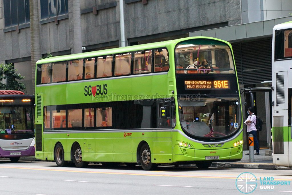 Express 951E - SMRT Buses Volvo B9TL Wright (SG5431U)