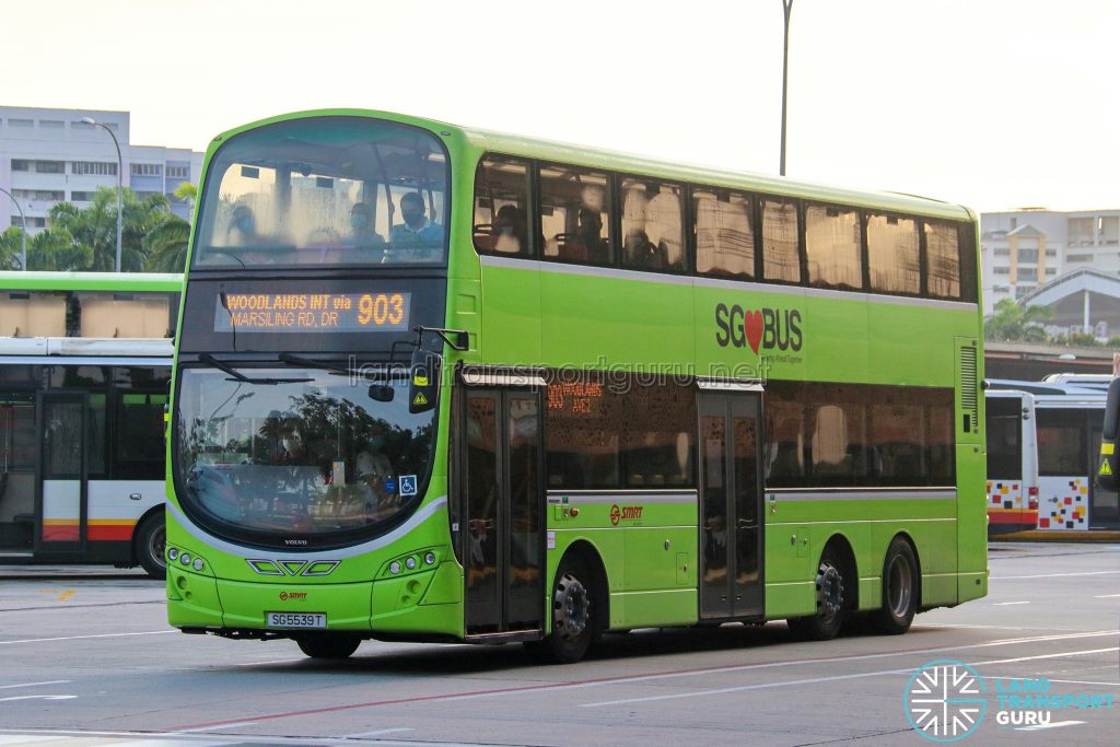 Bus 903 - SMRT Buses Volvo B9TL Wright (SG5539T)