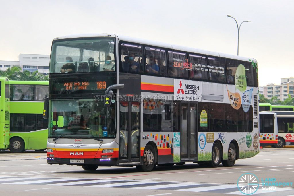 Bus 169 - SMRT Buses MAN A95 (SG5750Z)