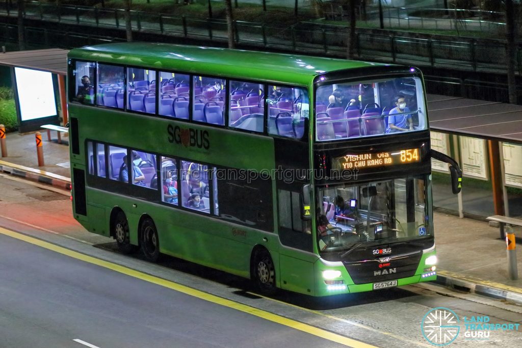 Bus 854 - SMRT Buses MAN A95 (SG5764J)
