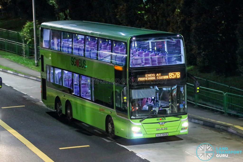 Bus 857B - SMRT Buses MAN A95 (SG5784B)