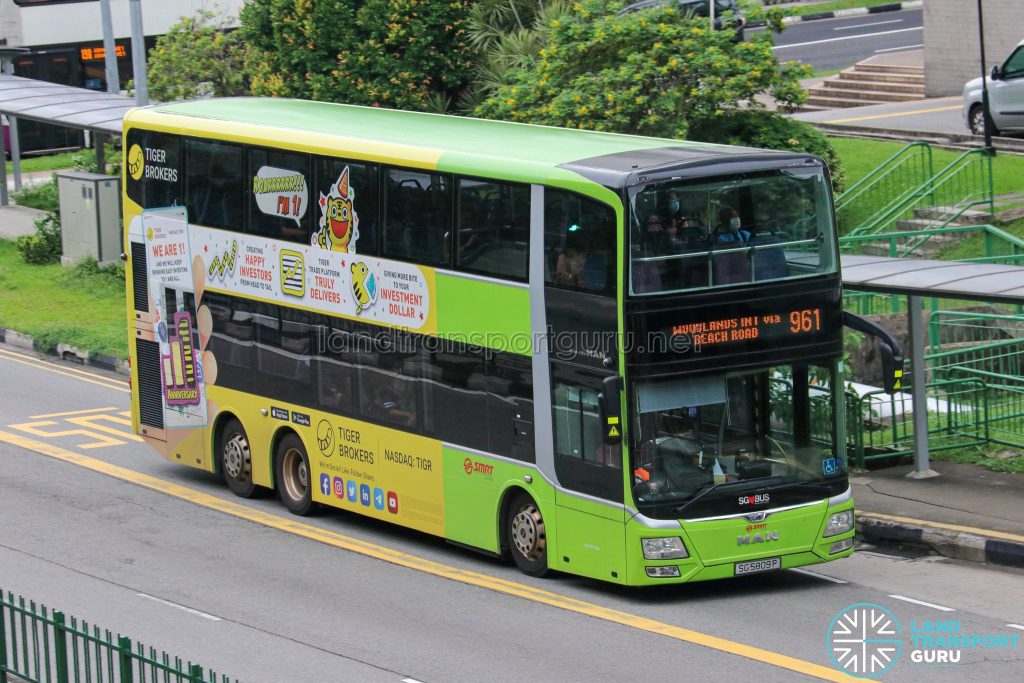 Bus 961 - SMRT Buses MAN A95 (SG5809P)