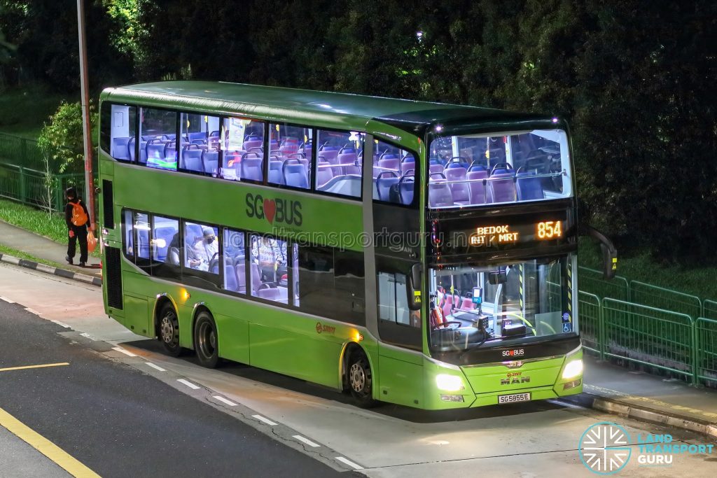 Bus 854 - SMRT Buses MAN A95 (SG5855E)