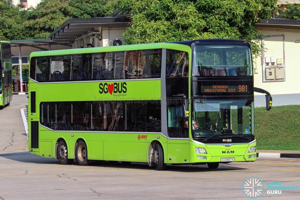 Bus 981 - SMRT Buses MAN A95 (SG5867X)
