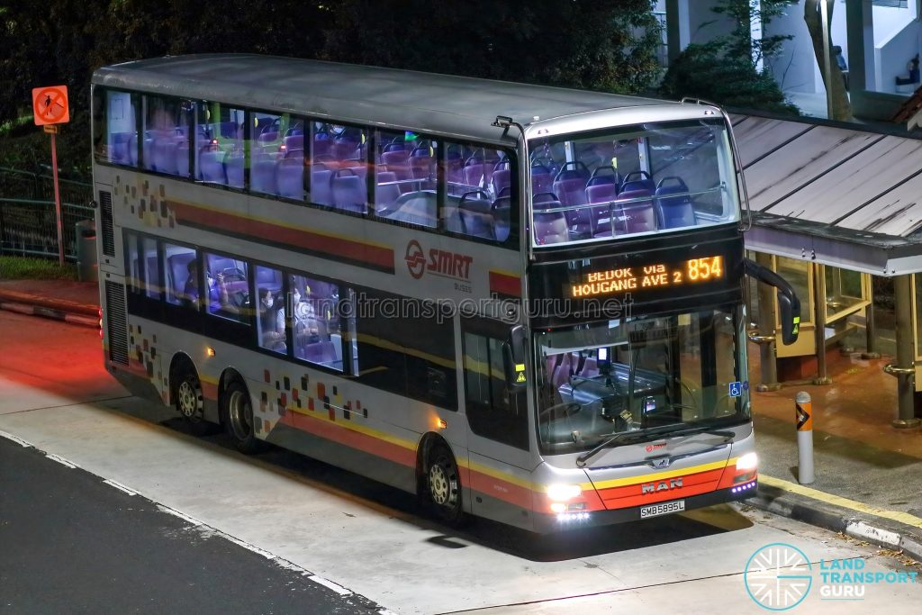 Bus 854 - SMRT Buses MAN A95 (SMB5895L)