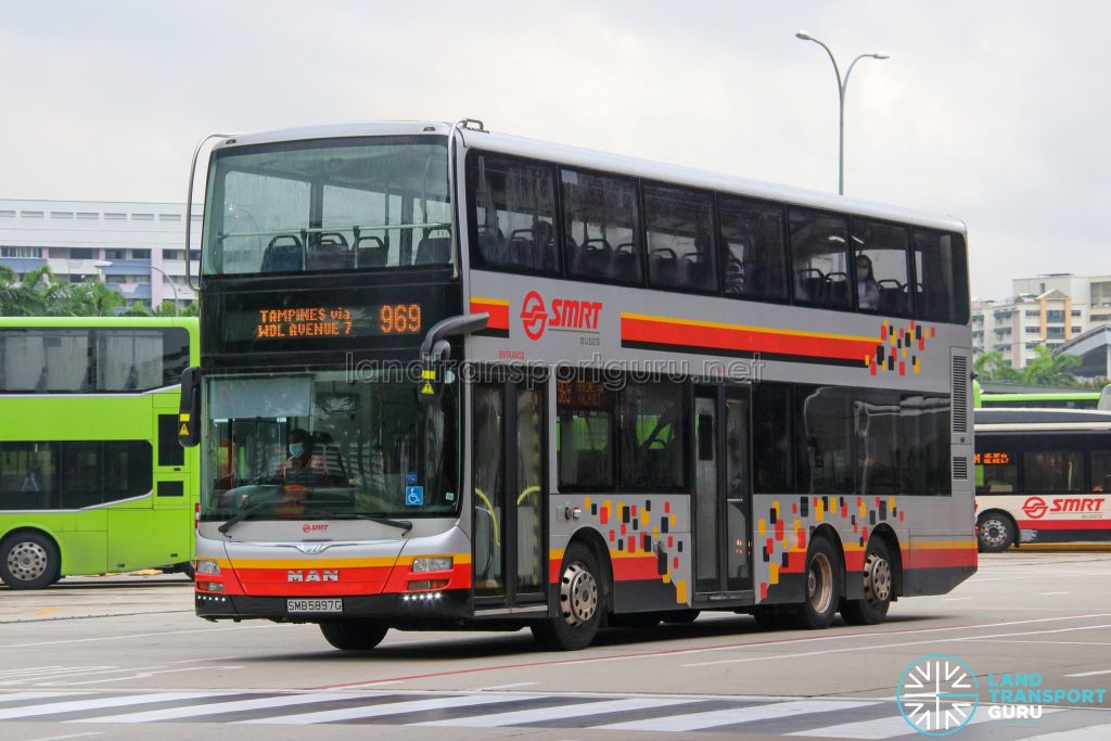 Bus 969 - SMRT Buses MAN A95 (SMB5897G)