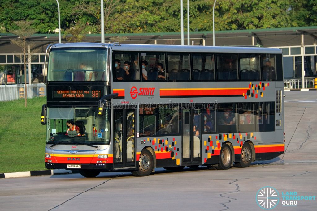 Bus 981 - SMRT Buses MAN A95 (SMB5898D)