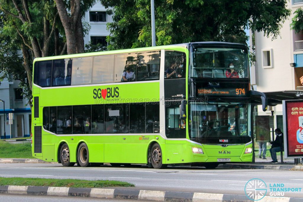 Bus 974 - SBS Transit MAN A95 Euro 6 (SG5935H)
